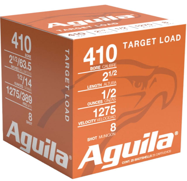 ila Ammunition Sub-Gauge .410 Gauge 1/2 Oz 2 1/2in Centerfire Shotgun 25 Rounds Ammo