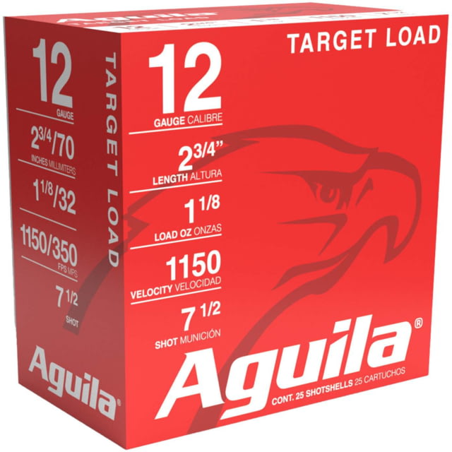 ila Ammunition Target Load Standard Velocity 12 Gauge 1 1/8 Oz 2.75 7.5 Shotgun Birdshot Amm 25 Rounds Ammo