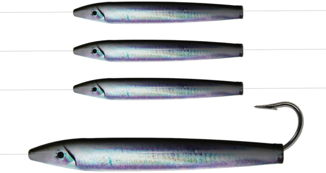 Ahi 6in Live Deception Daisy Chain Cedar Plug - Anchovy 150lb Fluorocarbon