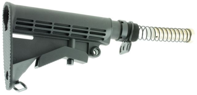 EDEMO Aim Sports ARSTKCC AR Rifle Collapsible Stock Aluminum/Polymer MIL-SPEC version Black EDEMO1 - Aim Sports
