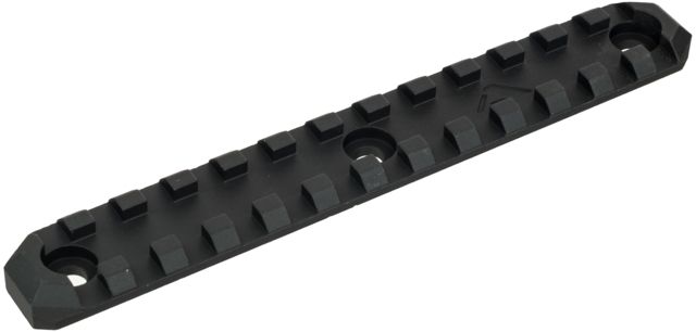AIM Sports Inc 15 Slot Picatinny M-LOK Rail Section, Black, Small, MLRS3 by USA Aim Sports Gun M-LOK Picatinny Rail Sections