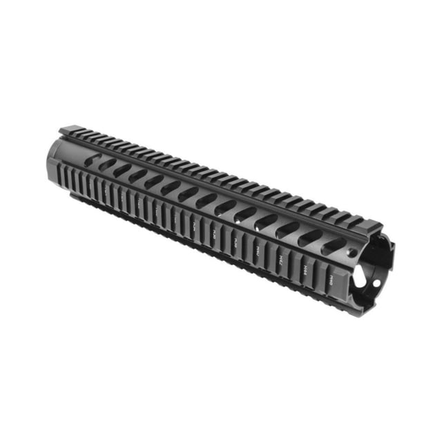 AIM Sports Inc AR Free Float Rifle Length Quad Rail/V3 15in Black Medium  Black Medium - Aim Sports Inc