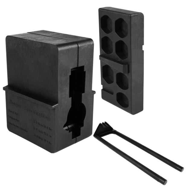 AIM Sports Inc AR Upper/Lower Receiver Vice Block Set Black Medium  Black Medium - Aim Sports Inc