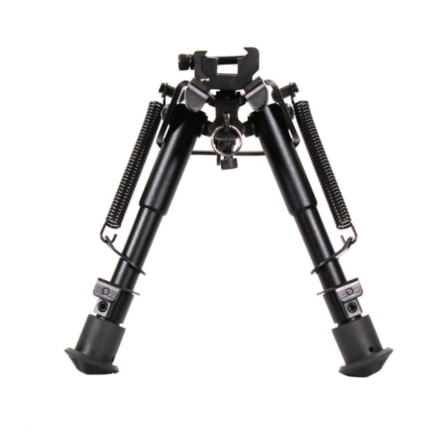 Aim Sports Inc AIM Sports 6in H. Style Spring Tension Bipod Black Small Black Small