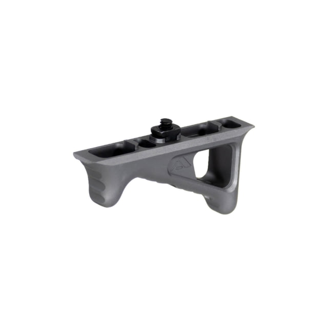 AIM Sports Inc M-LOK Angled Fore Grip/Hand Stop Anodized Grey Small  Grey Small - Aim Sports Inc