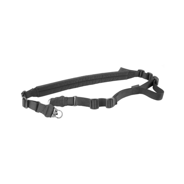 AIM Sports Inc Multi- Point Sling/Steel Clips/Sleeve Heavy Duty Black Medium  Black Medium - Aim Sports