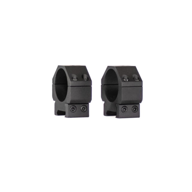 AIM Sports Inc 30mm Scope Ring-Low/Picatinny 0.9in Black Small  Black Small - Aim Sports Inc
