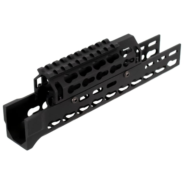AIM Sports Inc Yugo AK Keymod Handguard Black Medium  Black Medium - Aim Sports Inc