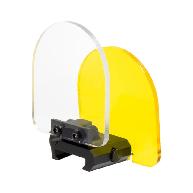 AIM Sports Inc Amber & Clear Lens Protector for Tactical Scope/Red Dot Black Small  Black Small - Aim Sports Inc