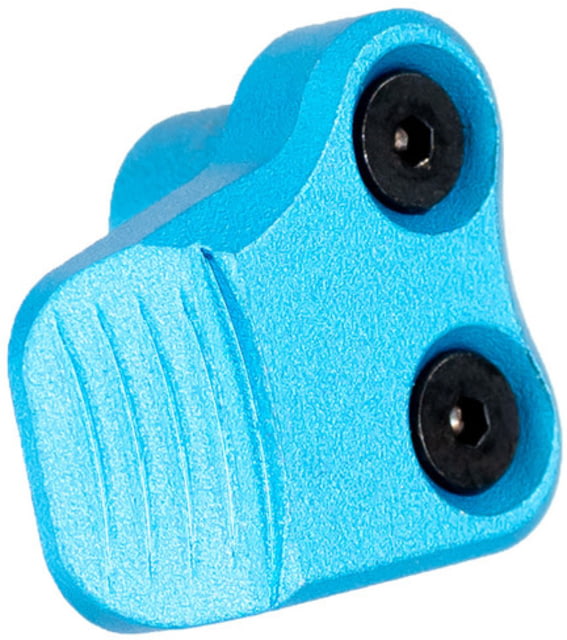 AIM Sports Inc AR-10/AR-15 Oversized AR Mag Release Extension Anodized Blue Small - Aim Sports Inc