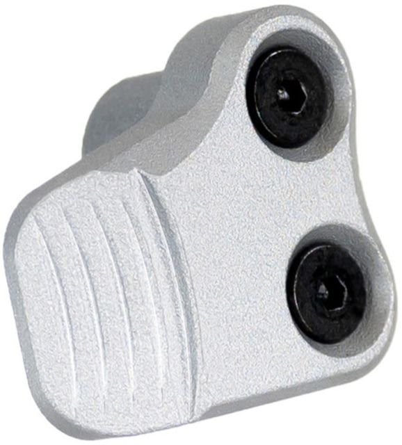 AIM Sports Inc AR-10/AR-15 Oversized AR Mag Release Extension Anodized Grey Small - Aim Sports Inc