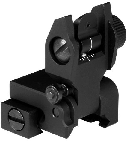 USED AIM Sports Inc Low Profile Top Mounted Deployable Rear Sight Black MT201 EDEMO8 Used Condition Like New Inspect and Rebox - Aim Sports Inc