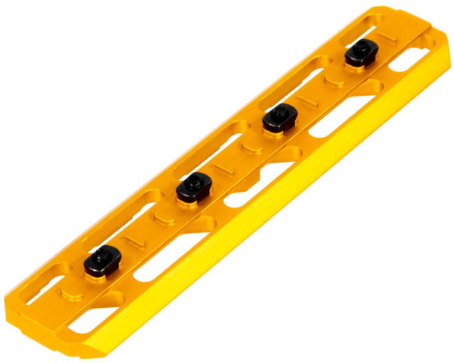 AIM Sports Inc ARCA 7in M-LOK Rail Adapter, Anodized, Gold, Medium, MNTARCA6GD by USA Aim Sports Gun M-LOK Picatinny Rail Sections