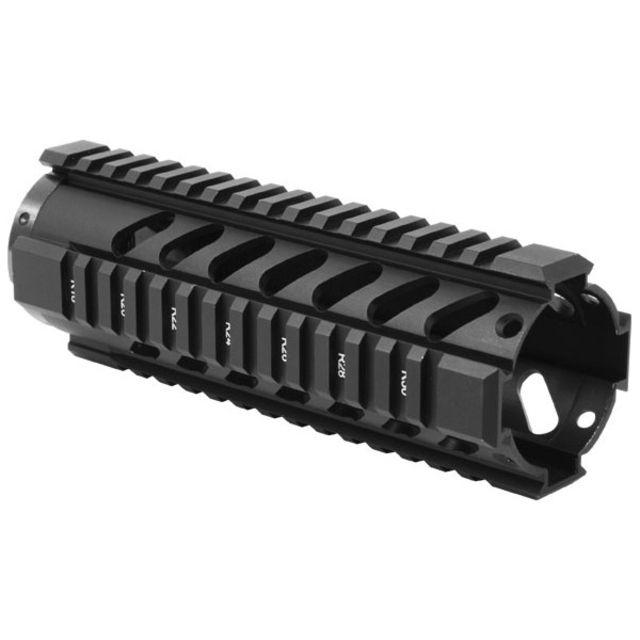 EDEMO AIM Sports Inc Carbine Length AR Free Float Quad Rail- V3 Black Medium MT060 EDEMO15 Used Condition Fair - Aim Sports