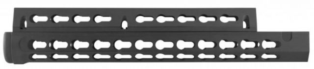 AIM Sports Inc FN/FAL Keymod Handguard 2 Piece Drop In Universal Handguard Black Medium - Aim Sports Inc