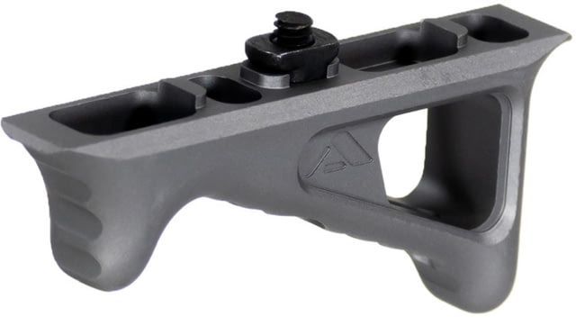 AIM Sports Inc M-LOK Angled Fore Grip/Hand Stop Anodized Grey Small - Aim Sports Inc