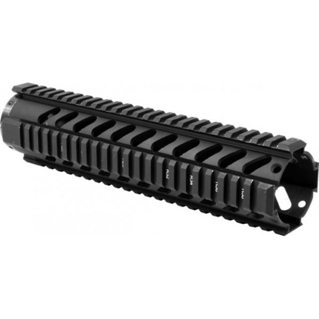 EDEMO AIM Sports Inc Mid-Length AR Free Float Quad Rail- V3 Black Medium MT061 EDEMO14 - Aim Sports