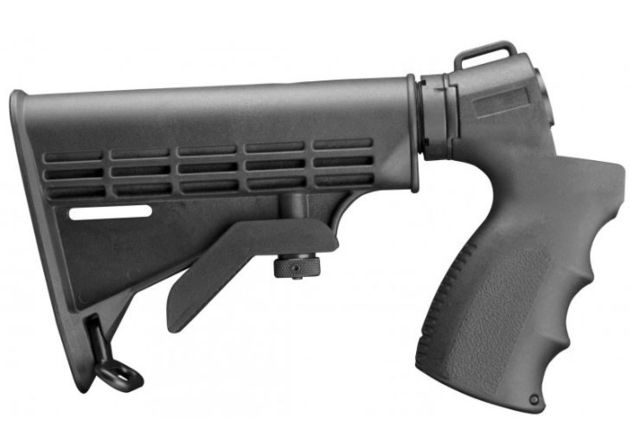 EDEMO AIM Sports Mossberg 500/535/590 Pistol Grip and Collapsible Stock APGSM500 EDEMO7 Used Condition Fair - Aim Sports Inc