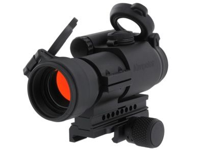 Demo Aimpoint PRO - Patrol Rifle Optic - Red Dot Reflex Sight 2 MOA Dot Reticle w/ QRP2 Mount & Spacer Black Semi Matte Anodized - Aimpoint
