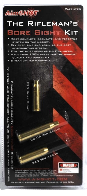 Aimshot 223 Universal Laser Boresight w/ 243/30-06 Arbor - AimShot