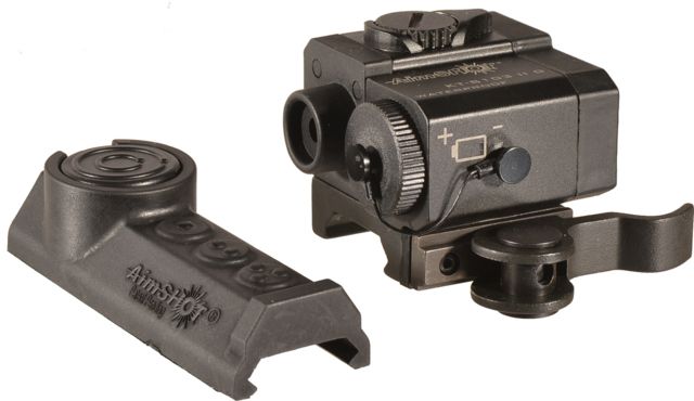 AimShot Compact Rifle 5mW Green Laser w/ Integral QR Mount, Rail Mount Pressure Pad, KT8103-G-GEN-11 by USA Aimshot Green Laser Sights