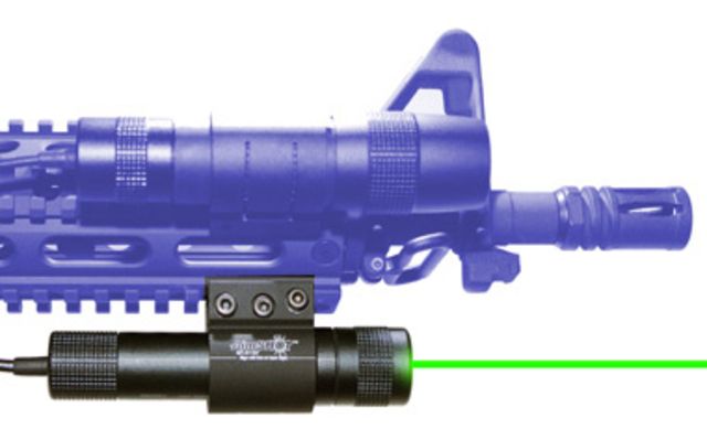 USED Aimshot Green Laser Sight LS8100 with MT 61167 Rail Mount - Aimshot