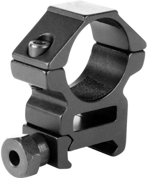 AimSports 1in. Weaver Rings/1 Screw-Medium Black - Aim Sports Inc