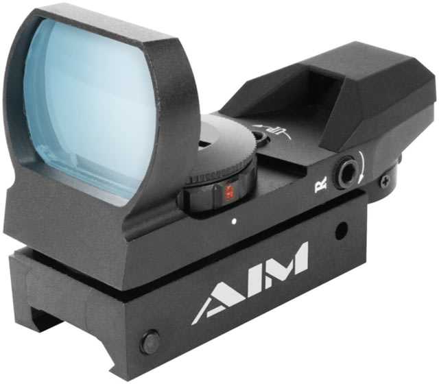 EDEMO AimSports Dual Ill. Red Dot Sight 4 Different Reticles Black Red-Green RT4-03 EDEMO4 Used Condition Fair - Aim Sports Inc
