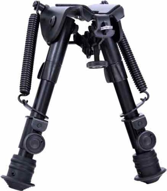 Aimtech Adjustable Heavy Duty Stud Mount Bipod Black 6-9in - Aimtech
