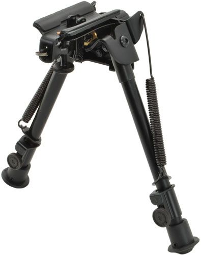 Aimtech Adjustable Heavy Duty Stud Mount Bipod Lever Locking Pivot Black 13.5-23in - Aimtech