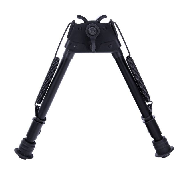 Aimtech Adjustable Heavy Duty Stud Mount Bipod Lever Locking Pivot Black 9-13in - Aimtech