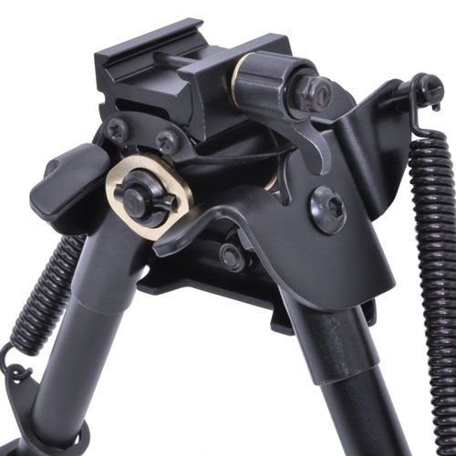 Aimtech Bipod Tactical Rail Mount Notched Leg Black 6-9in - Aimtech