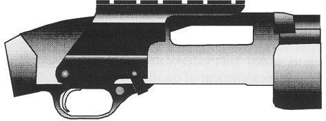 Aimtech Black Scope Mount For Winchester 1300 - Aimtech