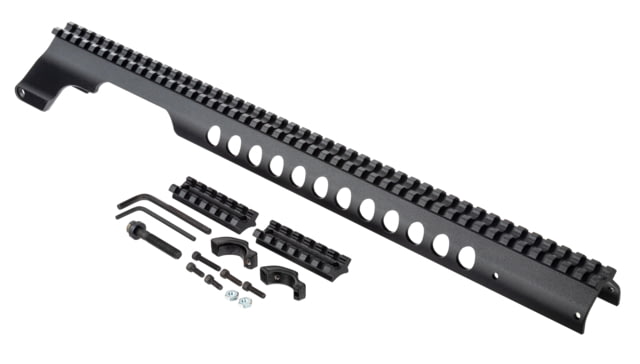 Aimtech Warhammer X Series Tactical Full Length Rail Mount Remington 870 20ga Black - Aimtech
