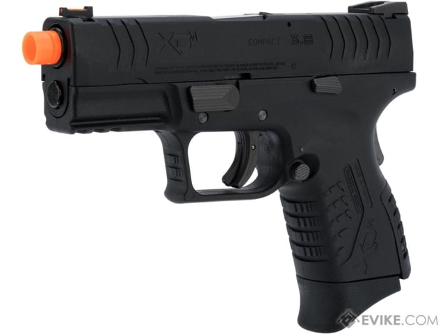 Air Venturi Springfield Armory Licensed XDM Gas Blowback Airsoft Training Pistol 3.8 Compact Black - Air Venturi