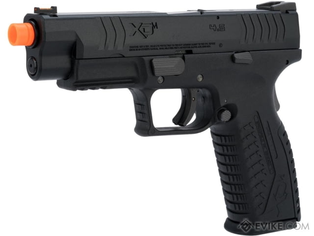 Air Venturi Springfield Armory Licensed XDM Gas Blowback Airsoft Training Pistol 4.5 Duty Black - Air Venturi