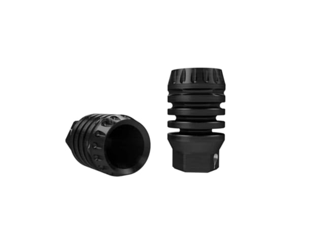 Airborne Arms AAZ8 Warthog Linear Compensator AR-9/ AR-10/ AR-15 5/8x24 Thread .300 AAC/6.8 Rem SPC/ 7.62x39mm/ 6.5mm Grendel Anodized Black Small - Airborne Arms