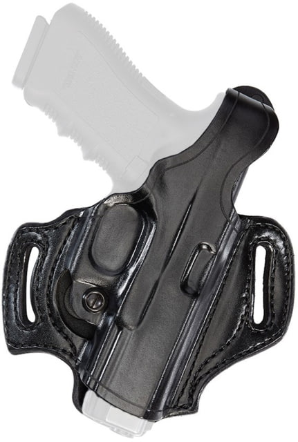 Aker Leather Flatside XR12 Holster Colt Commander Right Hand Plain Black - Aker Leather