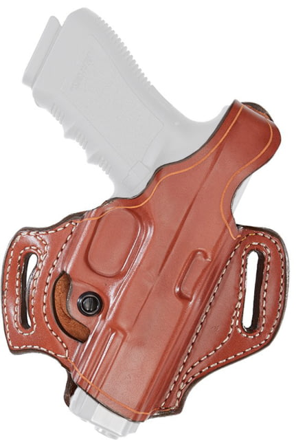 Aker Leather Model 168 Flatside Xr12 Holsters Colt 1911 Commander 4in Left Plain Tan - Aker Leather