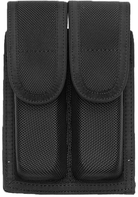 Aker Leather A-Tac Double Magazine Pouch .45 Caliber/9mm Luger Black - Aker Leather