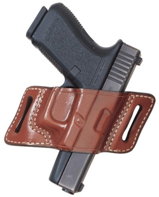 Aker Leather A Lightning Strapless Open Top Holster Beretta 92F Right Hand Plain Black - Aker Leather