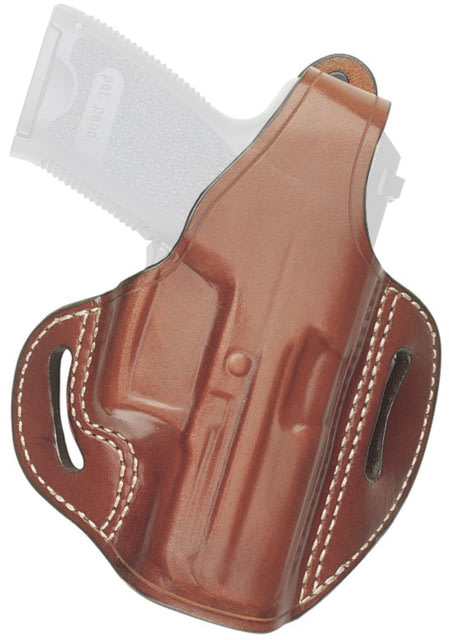Aker Leather Model 136 Bodyguard Pancake Holster Glock  Right Plain Tan - Aker Leather