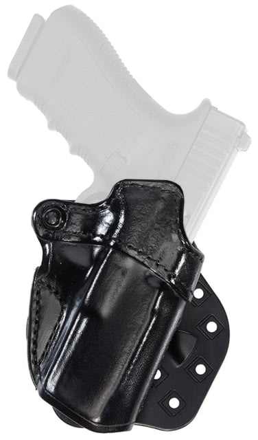 Aker Leather Model 144A D.A. Strapless Open Top Paddle Holster SIG Sauer P365XL Right Plain Black - Aker Leather