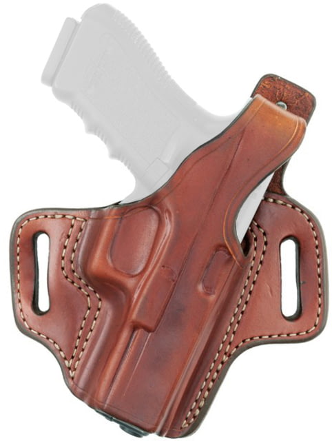 Aker Leather Hugger XL OWB Holster Glock  Left Plain Tan - Aker Leather