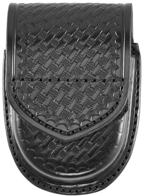 Aker Leather Double Handcuff Case Black - Aker Leather
