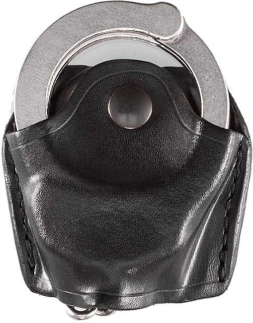 Aker Leather Open Top Chain Handcuff Case Black - Aker Leather