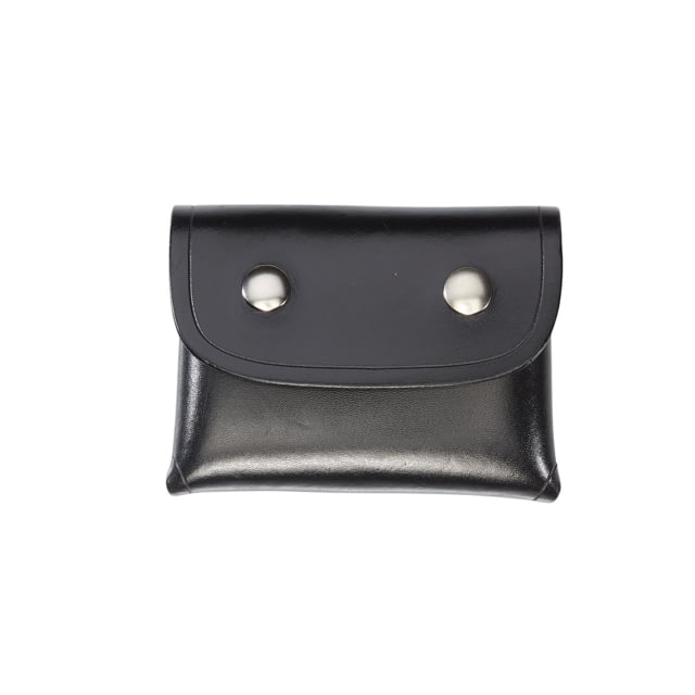 Aker Leather Model 586 Surgical Glove Pouch Hidden Snap Small Plain Black - Aker Leather