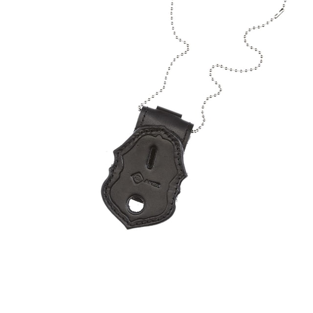 Aker Leather Recessed Federal Badge Holder Black - Aker Leather