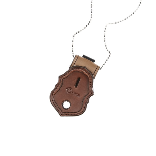 Aker Leather Recessed Federal Badge Holder Tan - Aker Leather