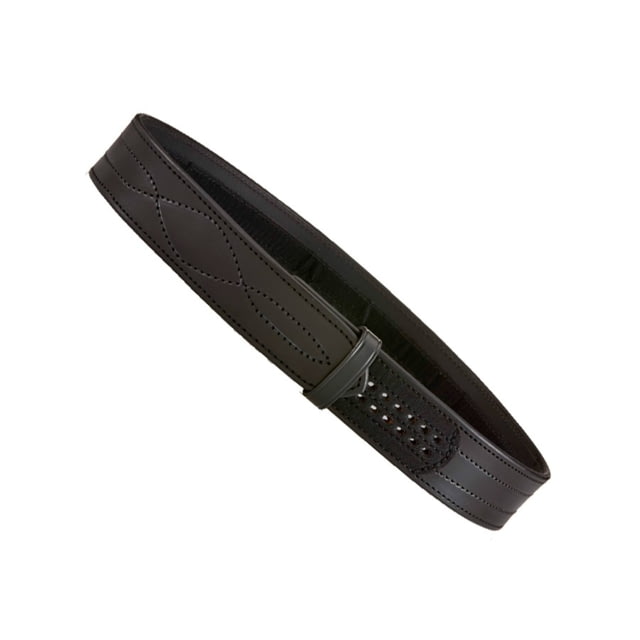 Aker Leather Velcro Lined Duty Belt Black - Aker Leather